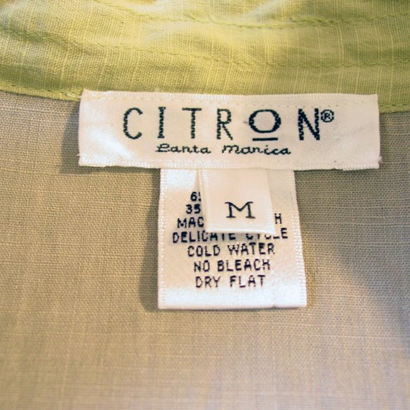 CITRON Santa Monica Lightweight Linen-Look Kimono Jacket M - Picture 12 of 12